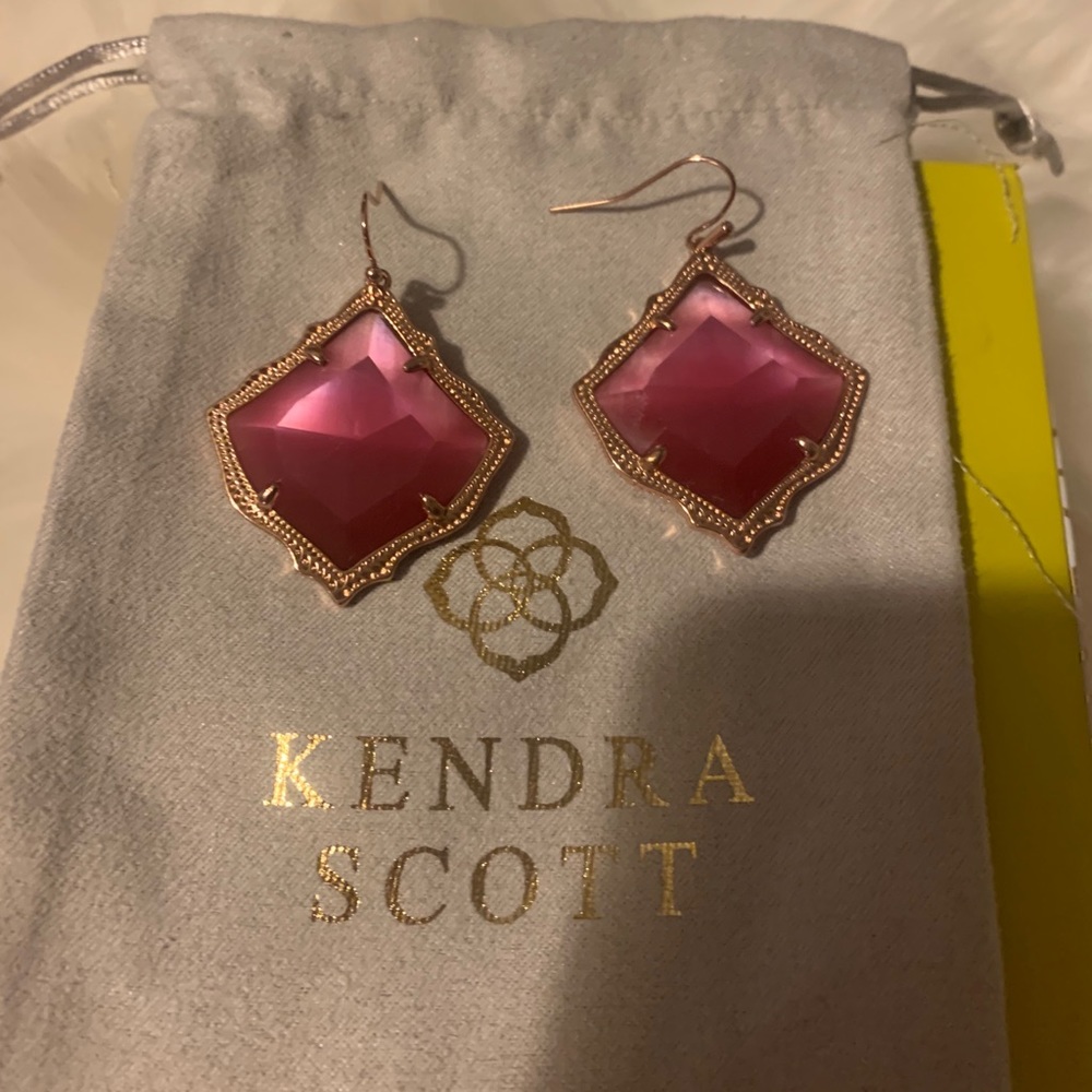 Kendra Scott rose gold Kirsten earrings